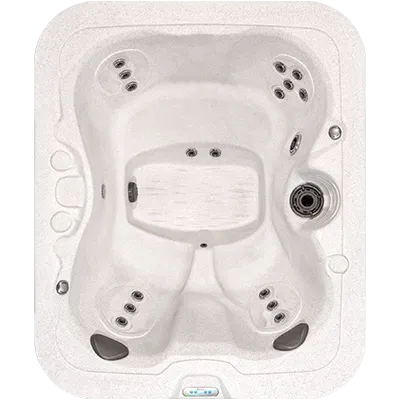 getaway spas ocho rios se — 4 person hot tub top view