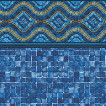 santa fe with mosaic ocean